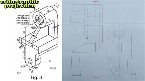 Orthogonal Projection for Engineering Drawing-এর ছবি ফলাফল