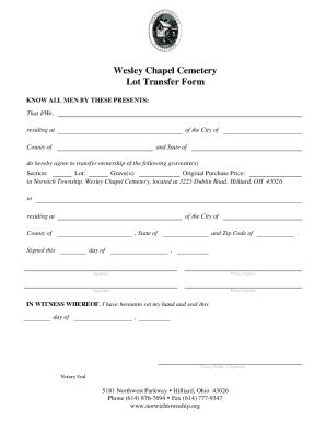 Sample Cemetery Plot Deed に対する画像結果