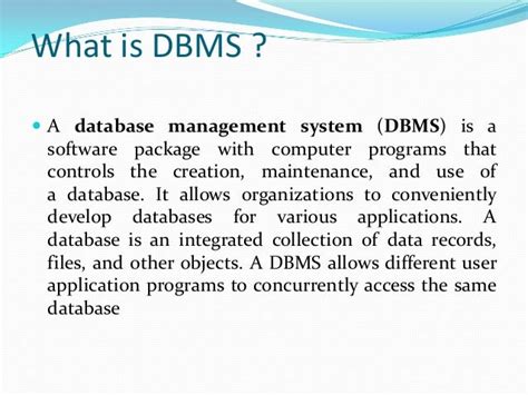 Image result for DBMS Programs