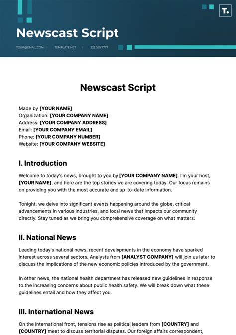 Image result for How to Create a News Script