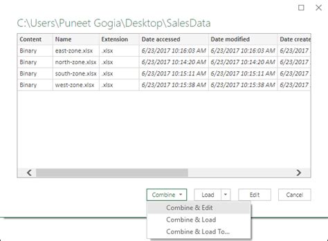 Create a Pivot Table using Multiple Excel Files (Workbooks)