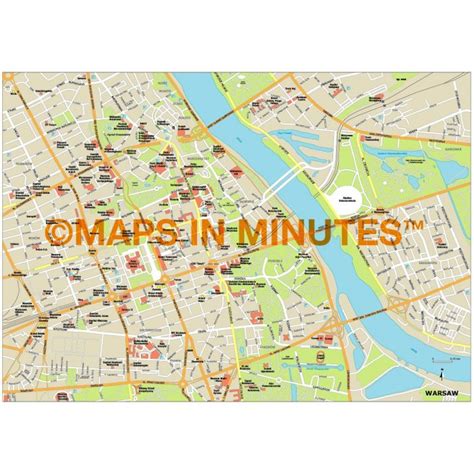 Image result for Warsaw City Map