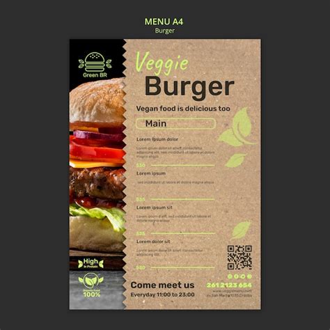 Image result for Burger Menu Design
