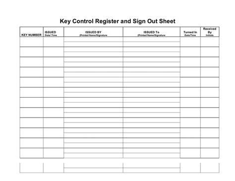 Afbeeldingsresultaten voor Pool Key Sign Out Sheet
