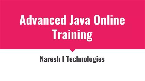 Advanced Java Online Lectures-এর ছবি ফলাফল