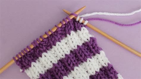 Afbeeldingsresultaten voor Purl Knit Stripes