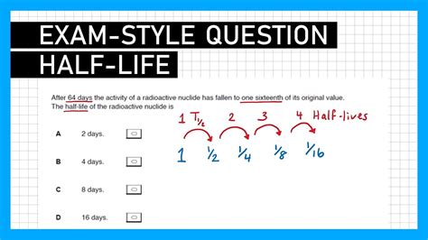 Half-Life Question Worksheet Answers に対する画像結果