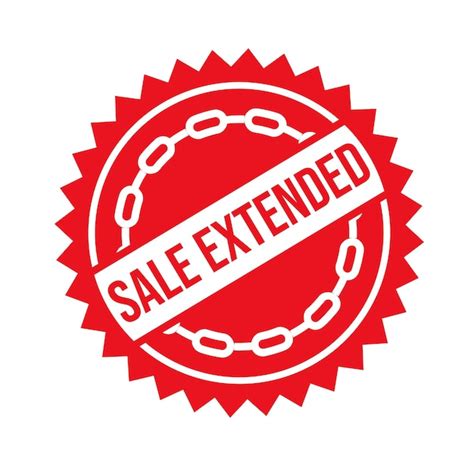 Toradh íomhá ar Sale Extended Stamp PNG