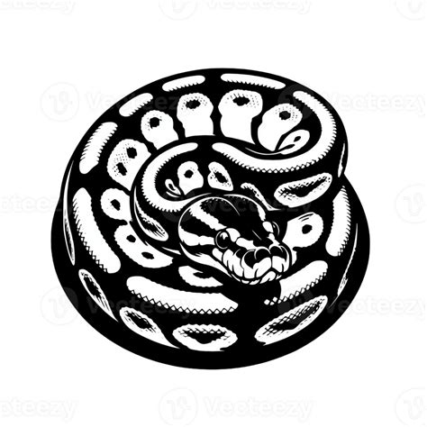 Image result for Black Ball Python Drawing