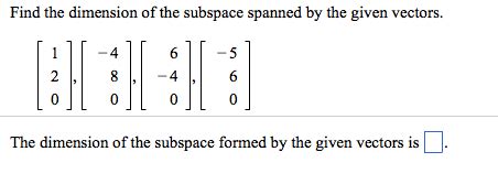 Image result for Dimension of Subspace