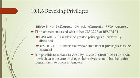 Image result for Meaning of Revoking the Right of the Privileged User