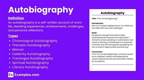 Image result for Autobiography Examples PDF