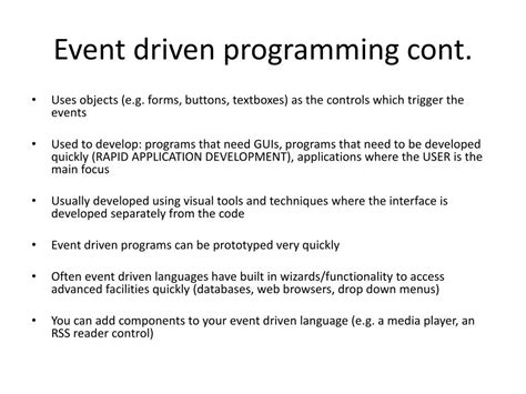 Event-Driven vs Procedural Programming に対する画像結果