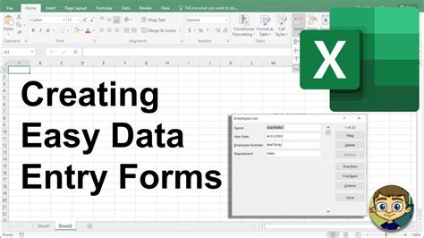 Image result for Create Excel Form to Collect Data