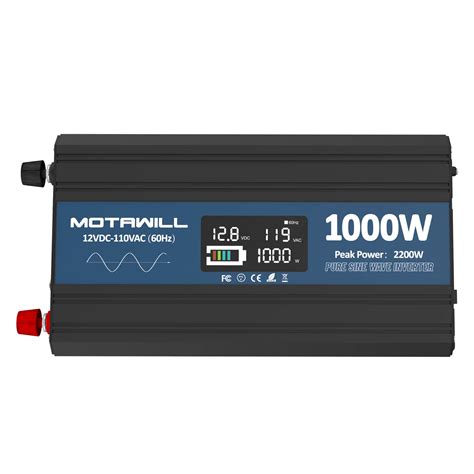 Image result for 1000W Pure Sine Wave Power Inverter DC 12V to 110V AC McMaster-Carr