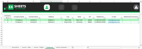 Invoice Generator Excel Template に対する画像結果