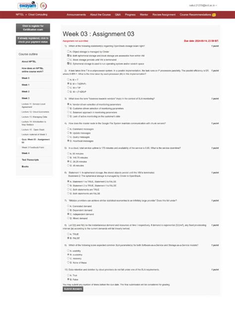 How to Submit Assignment in NPTEL Courses に対する画像結果