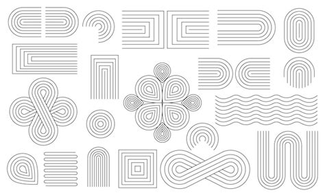 Image result for Geometric Line Designs Shapes