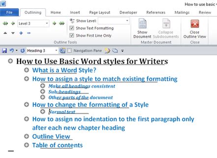 Image result for Blog Style in Word
