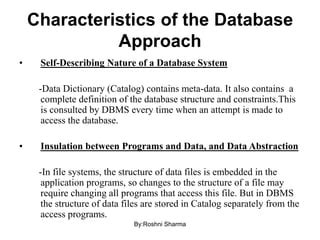 Characteristics Of Database Approach に対する画像結果