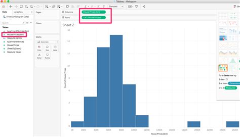 Image result for Fill Histogram with Color Gradient Tableau