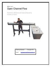 Image result for Open Channel Flow Test Report