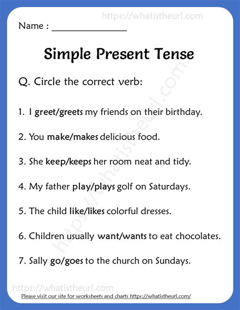 Afbeeldingsresultaten voor Simple Present First Grade Worksheets