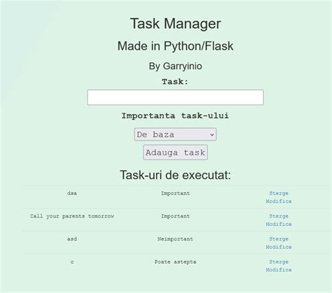 Task Manager Console Python に対する画像結果