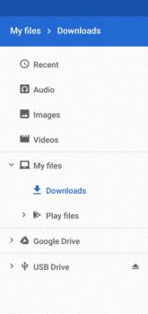 Image result for Chrome OS File Manager