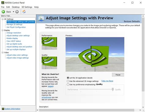 NVIDIA Control Panel Display Settings に対する画像結果