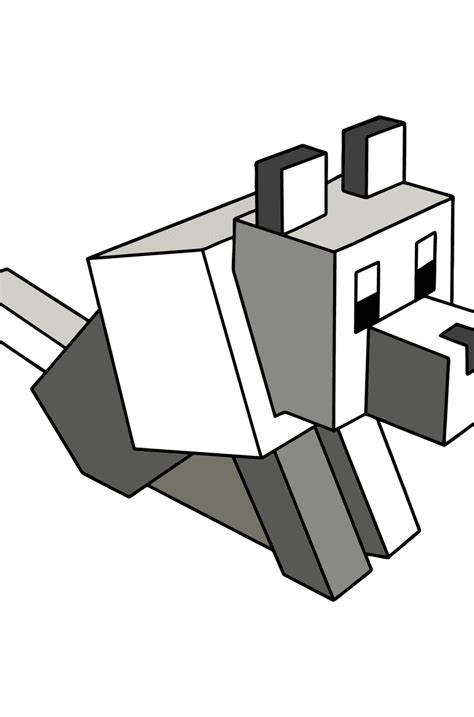 Image result for How to Draw Minecraft Fox