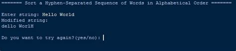 Toradh íomhá ar Sorting in Alphabetical Order in Python