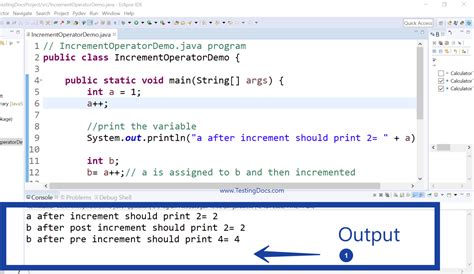 Increment Operator in Java に対する画像結果