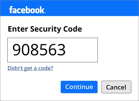 Image result for Facebook 6 Digit Code List