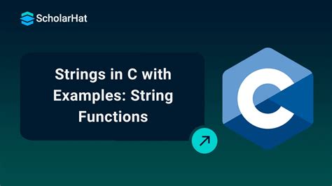 Toradh íomhá ar Example of a String in C