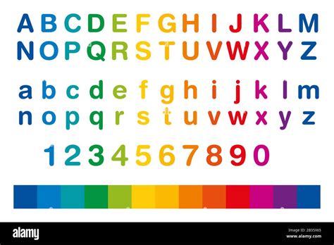 Toradh íomhá ar Colors Numbers Alphabet