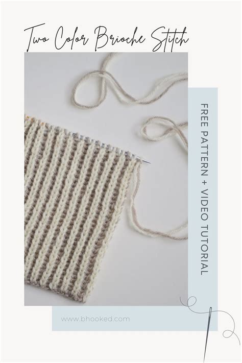 Image result for Nervous Knitter Two-Color Brioche Tutorial