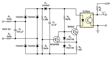 Image result for Optocoupler LED Flasher Circuit