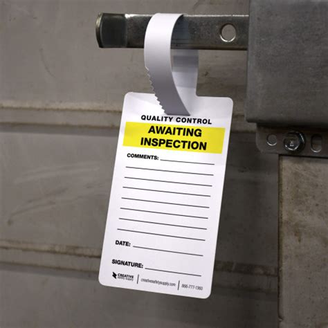 Image result for Quality Control Inspection Tag