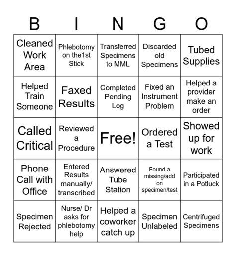 Image result for Lab Week Bingo