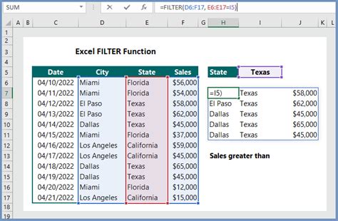 Toradh íomhá ar Excel Filterfunktion
