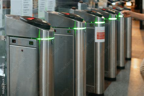 Image result for Example Access Control Area Using Turnstile with an Entrapment Area