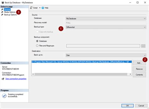 Image result for Mssql Backup Database Command