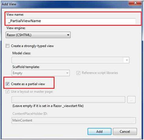 Image result for Create a Partial View MVC