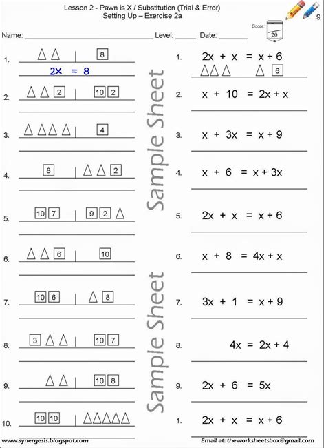 Image result for Hands-On Equations Lesson 12 Homework Answer Key Image
