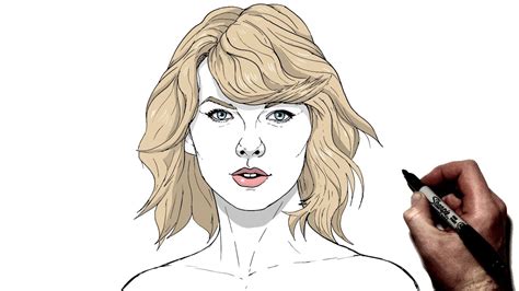 Image result for 6How to Draw Taylor Swift