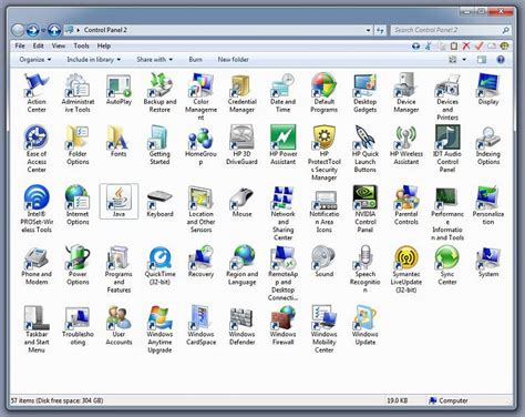 Control Panel for Windows 7 に対する画像結果