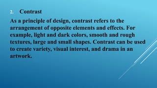 תוצאת תמונה עבור Principle of Design Contrast Example Textures
