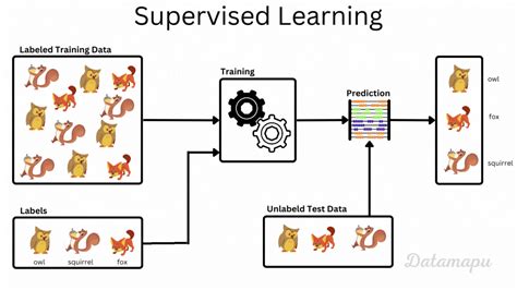Toradh íomhá ar Supervised Machine Learning Input/Output Illustration
