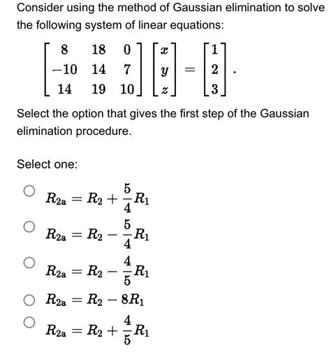 Image result for +Gaussian Elimination Method Steps 4x4 Matrixe